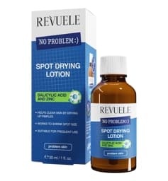 REVUELE NO PROBLEM SPOT DRYING LOTION SALICYLIC ACID AND ZINC ريفولي