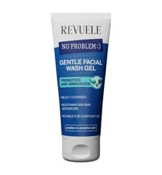 REVUELE NO PROBLEM GENTLE FACIAL WASH GEL ريفولي البريبايوتكس والأحماض الأمينية