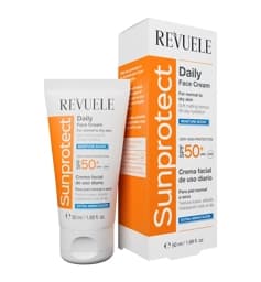 REVUELE SUNPROTECT DAILY FACE CREAM – MOISTURE BOOST, SPF 50ريفولي