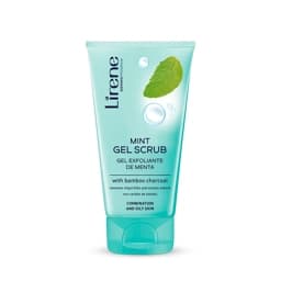 Lirene Mint gel scrub with bamboo charcoal 75ml - مقشر جل