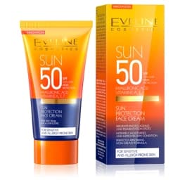 SUN PROTECTION FACE CREAM SPF 50  - كريم واقي شمس للبشرة الحساسة